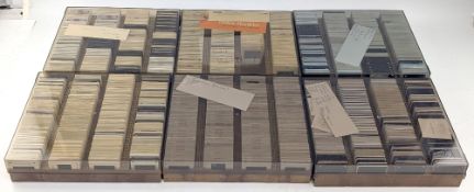 1000+ Vintage Colour World Transport Train & Holiday Slides, 6 slide cases that will hold up to