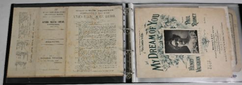Music & Entertainment - Selection of Early Theatre Programmes featuring London Pavillion 1895 (