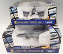 Franklin Mint Armour Collection - boxed 1/48 Scale Military Aircraft B11 B381 F4U Corsiar and B11