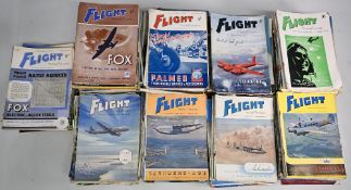 1940-1948 Flight Magazine Collection, part years of this weekly magazine that covers WW2 issues,