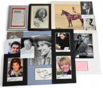 Autograph Collection to include James Bolan, Perry Fenwick, Barbara Windsor, June Brown, Mark