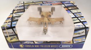 Franklin Mint Armour Collection - boxed 1/48 Scale Military Aircraft B11 921 A 10 Warthog