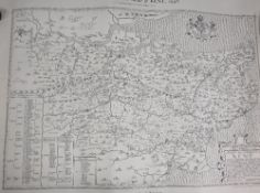 A Collection of Rolled Maps, transport and town planning with noted examples of Railway History of