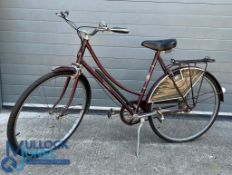 Ladies Raleigh Bicycle The Cameo with side pull brakes, 3 speed Sturmey Archer gears great condition