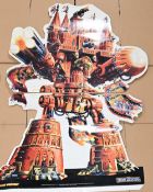 1994 Games Workshop Epic Titan Legion Card Shop Display, two cards, pieces in used condition -