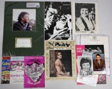 Selection of Autograph from the Stars featuring Bud Flanagan with some Crazy Gang programmes,