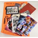 Box of Collectables to include George Michael framed display, Star War Filmcel limited edition 900/