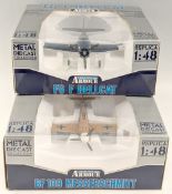 Metal Diecast Collection Armour Collection - Boxed 1/48 Scale Military Aircraft F6 F Hellcat