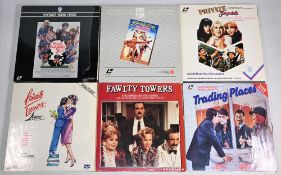 Selection of Comdey Film Laserdiscs to include Beverly Hills Cop, Top Secret, The Baltimore
