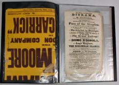 Music & Entertainment - Selection of Early 1800s Posters and Programmes features Theatre Royal Drury