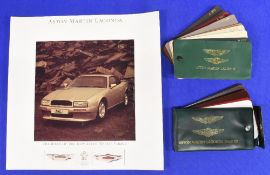 Aston Martin Colour Range Sample Books for the Lagonda Body Paint book and interior book together