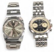 Seiko Automatic Men's Watch Stainless steel case and strap17 Jewel working order together with