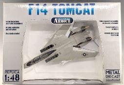 Metal Diecast Collection Armour Collection - Boxed 1/48 scale Military Aircraft F14 Tomcat 98038