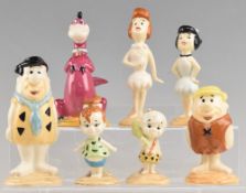 1996 Royal Doulton/John Beswick, The Flintstones, seven figures: 'Fred', 'Wilma', 'Pebbles', '