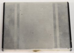 Cartier Cigarette Case Hallmarked London 1938 marked JC Machine pattern design with gold catch 10