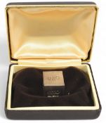 Vintage 1978 London Sterling Silver Novelty OXO Cube Token / Paperweight (80g) in original box