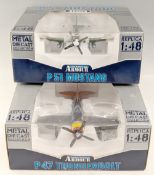 Metal Diecast Collection Armour Collection - Boxed 1/48 scale Military Aircraft P47 Thunderbolt VB
