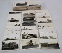 Approximately 200+ LNER, LMS, Railway Train Steam Locomotive Photographs and Postcards - Real