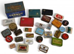 Tobacco Related Advertising Tins large selection to include various companies Players, Gallahers,