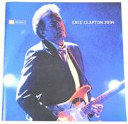 Eric Clapton 2004 European Tour Concert Programme to include Program, Ticket and CD