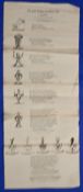 1867 Document Political Poster The Little Petition / The Clique Sent 60 x 26cm