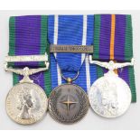 Copy set of Military Medals to consist of GSM Northern Ireland, UN Medal, Accumulated Campaign