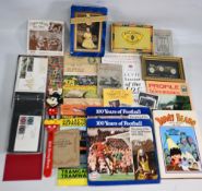Mix Box of Collectables, to include First Day Covers, ESSO 100 Years of Football coin collection,