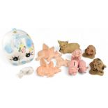 Ceramic Pig Collection featuring various size pigs, mostly large moneyboxes (2 boxes)