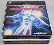 Selection of Horror Films Laserdiscs to include Nightmare on Elm Street part 1 & 2, Straw Dogs,