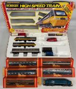 Hornby 00 Gauge Railway Models to include Locomotive 37071, with BR Inter City coaches x2,