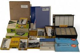 Period Transport Railway Slides and Negatives a British collection mostly of railway lines, to