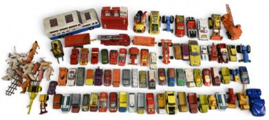 Large Selection of Playworn Diecast. Featuring Matchbox, Dinky, Corgi (box)