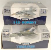 Metal Diecast Collection Armour Collection - Boxed 1/48 scale Military Aircraft F18 Hornet 98014,