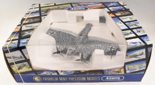 Franklin Mint Armour Collection - boxed 1/48 Scale Military Aircraft B11 E391 Heinkel III Night