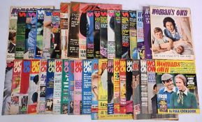 c1960-1980 Collection of Vintage Magazines, to include Woman and Woman's Own (box of)