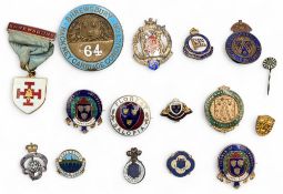 Shropshire Shrewsbury Salop Enamel Badge Collection, to cover Special Constabulary Freeman badges