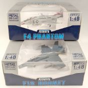 Metal Diecast Collection Armour Collection - Boxed 1/48 scale Military Aircraft F4 Phantom B11 B171,