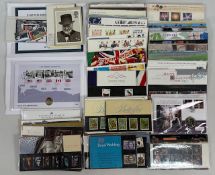 Selection of British Presentation Stamp sets 43 in total together with some FDC, 2011 Diamond
