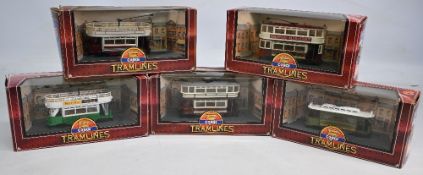 Corgi Tramlines Series C992/3 London City Council x2, D990/4 Wolverhampton, C993/1 Portsmouth