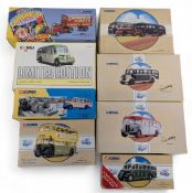 Corgi Commercial boxed Coaches Circus Sets Diecast Models, coach 33801, coach 97347, coach 97193,