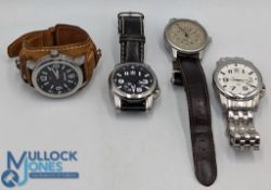 Selection of Men's Watches Timberland with leather strap, Orvis Automatic, Adidas ADH 1252 340511