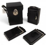 1920/30s German Folding Camera having F Decket-Munchen 1:45 f=10.5cm lens complete with viewing back