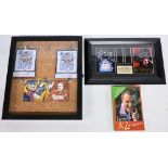 Star Wars signed Film Cell Display by David Prowse Darth Vader limited edition 497/1000 together