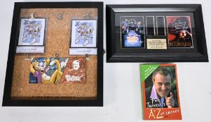 Star Wars signed Film Cell Display by David Prowse Darth Vader limited edition 497/1000 together