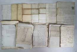 Large quantity of documents relating to the Estate of William Angus, his son was Charles Angus a