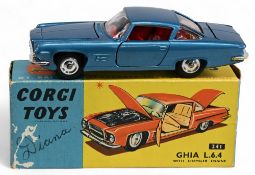 Corgi Toys 241 Ghia L.6.4 with Chrysler Engine original boxed