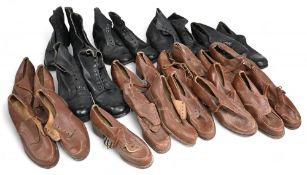 Large mixed lot of Military Boots and Ladies ATS Shoes All various sizes and conditions ladies shore