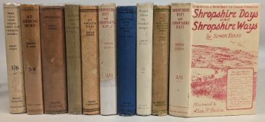 EVANS, Simon, Shropshire Days and Shropshire Ways 1st edition signed, 1938 signed copy with d/j