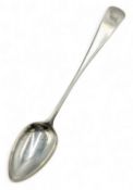1807 William Hannay Edinburgh Scottish Silver Hallmarked Spoon 19cm long #29g