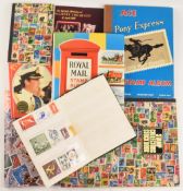 Royal Mail Postal History collection of Stamp Albums and First Day Covers to include some Silk